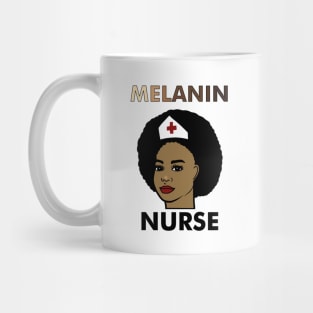 Afro Melanin Nurse, Black History African Mug